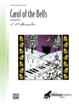 Carol of the Bells piano sheet music cover